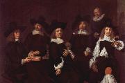 Frans Hals, Gruppenportrat der Regenten des Altmannerhospitzes in Haarlem